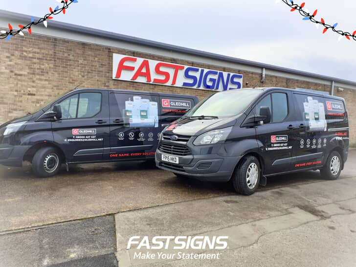 An image of the Japtech van wraps.